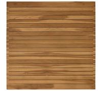 vidaXL Plateau de Table 80 x 80 x 3,5 cm Carré Bois de Teck Massif, Table en Teck, Design Moderne, Meuble pour la Maison, Bureau intérieur, extérieur, Surface Marron