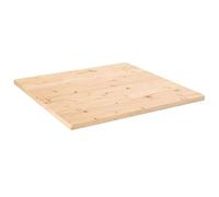 vidaXL Plateau de table carré 80 x 80 x 2,5 cm bois massif pin