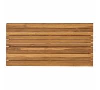 vidaXL Plateau de Table 90 x 45 x 3,5 cm Rectangulaire Naturel, Surface en Teck Chic, Plateau Moderne pour Table à Manger, Meuble Pratique et Tendance