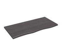 Dessus de table 80x60x(2-4) cm bois de chêne massif non traité vidaXL