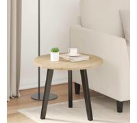 vidaXL Plateau de Table Chêne Sonoma 50 x 50 x 1,5 cm, Table Ronde élégante pour Jardin, mobilier d'extérieur, Surface en Bois Durable, Parfaite pour Les Repas en terrasse