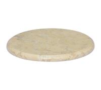 Vidaxl Dessus De Table Crème Ø40x2,5 Cm Marbre