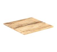 vidaXL Plateau de table en bois massif Mango 25-27 mm 70x70 cm