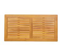 vidaXL Plateau de Table Marron 100 x 50 x 2 cm Bois d'acacia Massif, Plateau de Table en Acacia, Surface Lisse, mobilier Robuste, Design Contemporain, Style à Lattes, intérieur et extérieur