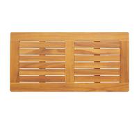 vidaXL Plateau de Table Marron 80 x 40 x 2 cm Bois d'Acacia Massif, Table de Salle à Manger, Surface Moderne en Acacia, Pièce en Bois Rustique pour Décor Maison et Bureau