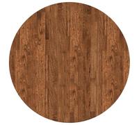 Vidaxl Plateau De Table Autre Marron Clair Ø 90 X 2.5 Cm Chêne Massif