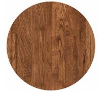 vidaXL Plateau de Table Marron Clair Ø 40 x 2,5 cm, Plateau de Table Rond en chêne Moderne, Design réversible, Surface élégante pour Un bel intérieur