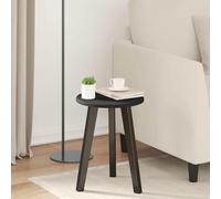 vidaXL Plateau de table Noir 30 x 30 x 1.5 cm Bois d'ingénierie