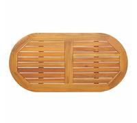 vidaXL Plateau de table Marron 100 x 50 x 2 cm Acacia massif