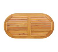 Vidaxl Plateau De Table 110x55x2,2 Cm Ovale En Bois Massif D'acacia