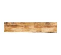 vidaXL Plateau de table, plateau en bois pour table à manger, table basse, bord d'arbre massif, plateau de rechange, 160 x 20 x 2,5 cm, bois de manguier brut