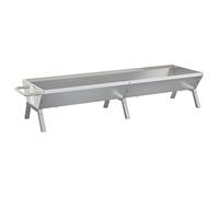 Plateau pour barbecue Argente 158x42x31 cm Acier inoxydable