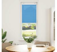 vidaXL Plissé bleu 45x100 cm Largeur du tissu 44,4 cm Polyester