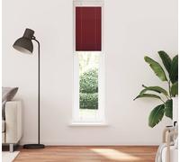 vidaXL Plissé Bordeaux rouge 50x200 cm Largeur du tissu 49,4 cm Polyester