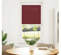 vidaXL Plissé Bordeaux rouge 60x100 cm Largeur du tissu 59,4 cm Polyester