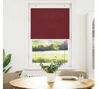 vidaXL Plissé Bordeaux rouge 80x150 cm Largeur du tissu 79,4 cm Polyester