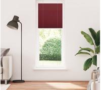 vidaXL Plissé Bordeaux rouge 80x200 cm Largeur du tissu 79,4 cm Polyester