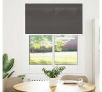 vidaXL Plissé noir 110x150 cm Largeur du tissu 109,4 cm Polyester