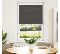 vidaXL Plissé noir 70x100 cm Largeur du tissu 69,4 cm Polyester