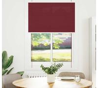 vidaXL Plissee Bordeauxrot 100x150 cm Stoffbreite 99,4 cm Polyester