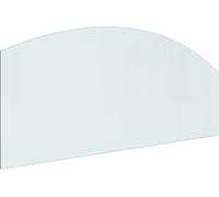 vidaXL Poêle à bois Plaque de verre 120x50 cm