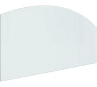 vidaXL Poêle à bois Plaque de verre 120x60 cm