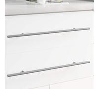 vidaXL Poignée 12 pcs Argenté 1500 mm Acier