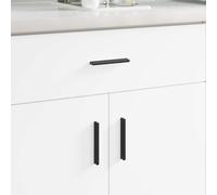 vidaXL Poignée 973 pcs Noir 106 x 7,4 x 15,5 mm Aluminium