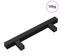 vidaXL Poignée de cabinet 420 pcs Noir M4 x 18 mm Acier inoxydable