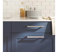 vidaXL Poignées d'armoire 10 pcs argenté 192 mm acier inoxydable