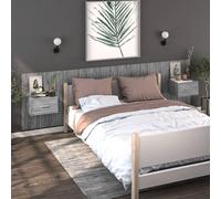 vidaXL Poignées d'armoire 10 pcs noir 96 mm acier inoxydable