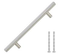 vidaXL Poignées d'armoire 10 pcs argenté 160 mm acier inoxydable
