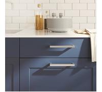 vidaXL Poignées d'armoire 10 pcs argenté 160 mm acier inoxydable
