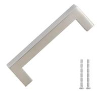vidaXL Poignées d'armoire en T – Lot de 10, inox argenté 96 mm