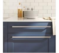 Poignées d'Armoire Porte Tiroir Placard Buffet Casier Acier Inoxydable vidaXL