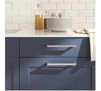 vidaXL Poignées d'Armoire 10 pcs, Poignées de Porte avec Vis, Poignées de Tiroir pour Placards Buffets Casiers Caisses, 3203667