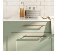 vidaXL Poignées d'armoire 20 pcs bronze 224 mm acier inoxydable