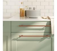vidaXL Poignées d'armoire 20 pcs bronze 320 mm acier inoxydable