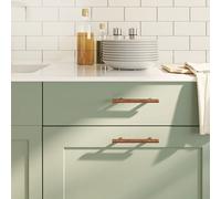 vidaXL Poignées d'armoire 20 pcs bronze 96 mm acier inoxydable