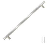 vidaXL Poignées de meubles 5 pcs. argent 320 mm acier inoxydable