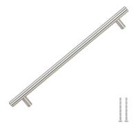 vidaXL Poignées d'armoire 5 pcs argenté 224 mm acier inoxydable