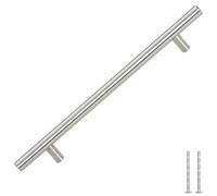 vidaXL Poignées de meubles 5 pcs. argent 192 mm acier inoxydable