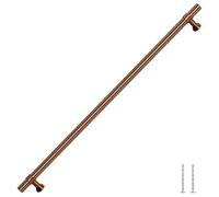 vidaXL Poignées d'Armoire 5 pcs, Poignées de Placard, Poignées en Forme de T Cuisine Maison Intérieur, Bronze 320 mm Acier Inoxydable