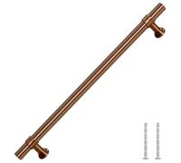vidaXL Poignées d'armoire en T – 5 pièces, bronze, 192 mm, acier inoxydable