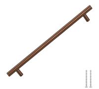 vidaXL Poignées d'armoire 224 mm – 5 pièces – Bronze – Acier inoxydable