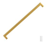 vidaXL Poignées d'Armoire 5 pcs, Poignées de Placard, Poignées en Forme de T Cuisine Maison Intérieur, Doré 320 mm Acier Inoxydable