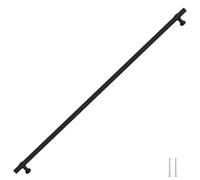 vidaXL Poignées d'armoire en T – lot de 5, inox noir 480 mm