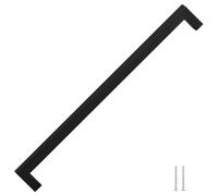 vidaXL Poignées d'Armoire 5 pcs, Poignées de Placard, Poignées en Forme de T Cuisine Maison Intérieur, Noir 320 mm Acier Inoxydable