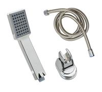 vidaXL Pomme de douche à main avec tuyau de 1,5 m Chrome