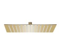 vidaXL Pomme de douche pluie Acier inoxydable 25x25 cm Carrée Doré